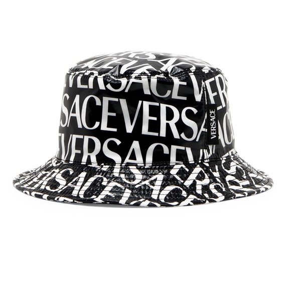 Versace Logo Nylon Bucket Hat NWT medium - Picture 1 of 3